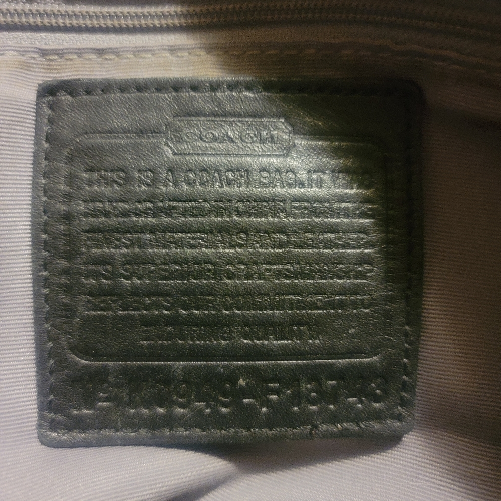 A Coach purse
